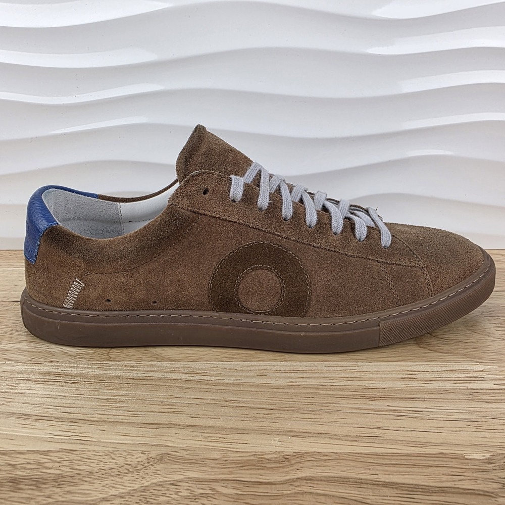 Oliver Cabell Low 1 Military Sneakers Size US 10 EU 43 Brown Suede Made In Italy
